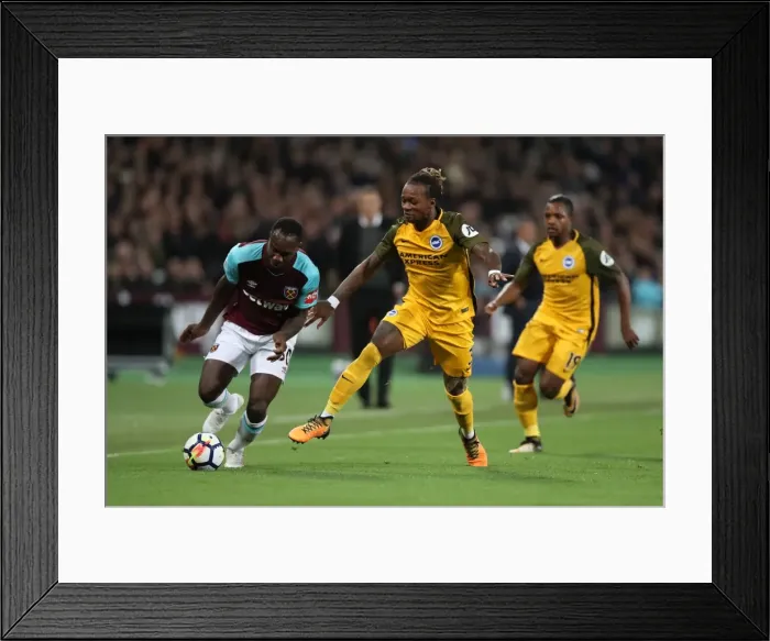 Framed Print : Brighton & Hove Albion vs. West Ham United: Premier League Clash - October 20, 2017 Framed Print : Brighton & Hove Albion vs. West Ham United: Premier League Clash - October 20, 2017