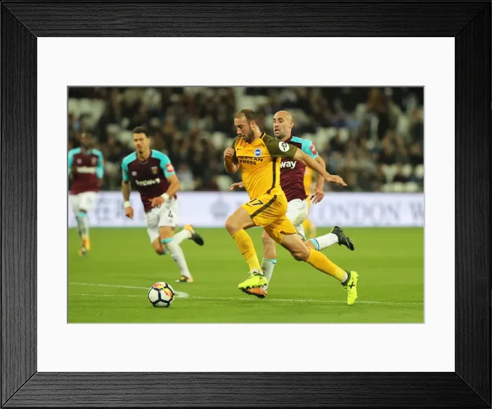 Framed Print : Murray's Determination: West Ham vs. Brighton & Hove Albion, Premier League 2017 Framed Print : Murray's Determination: West Ham vs. Brighton & Hove Albion, Premier League 2017