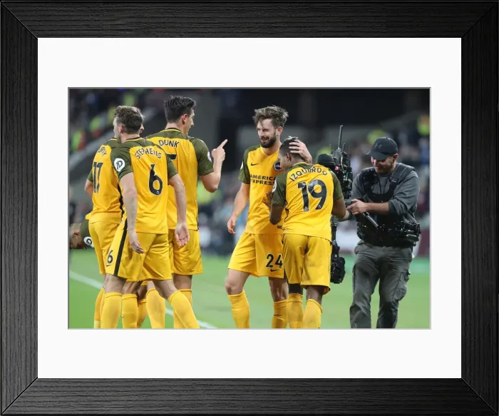 Framed Print : West Ham United v Brighton and Hove Albion Premier League 20OCT17 Framed Print : West Ham United v Brighton and Hove Albion Premier League 20OCT17