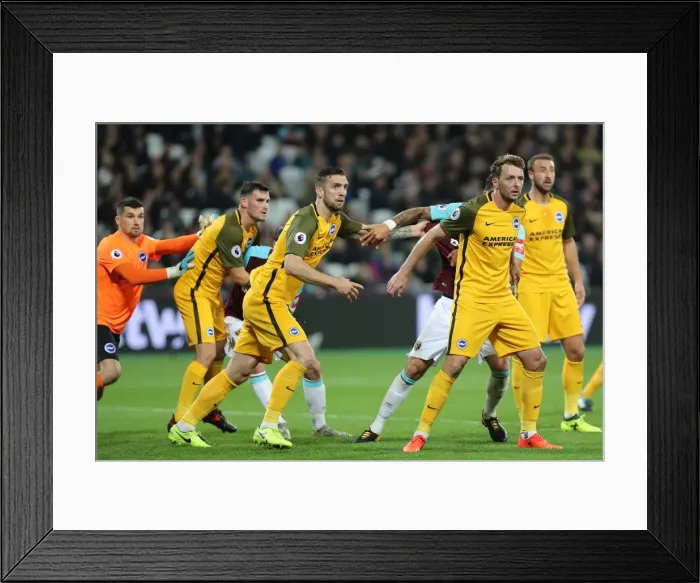 Framed Print : Duffy and Stephens in Action: Brighton vs. West Ham United, Premier League 2017 Framed Print : Duffy and Stephens in Action: Brighton vs. West Ham United, Premier League 2017