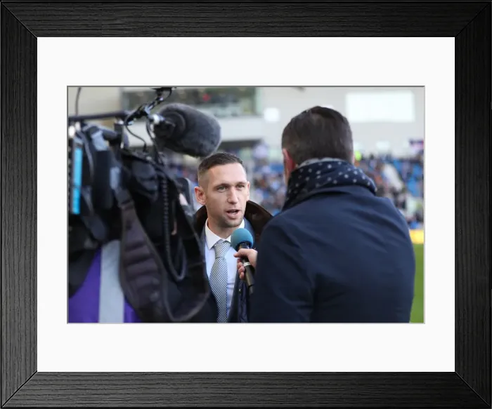 Framed Print : Premier League Showdown: Brighton & Hove Albion vs. Southampton (29OCT17) - American Express Community Stadium Framed Print : Premier League Showdown: Brighton & Hove Albion vs. Southampton (29OCT17) - American Express Community Stadium