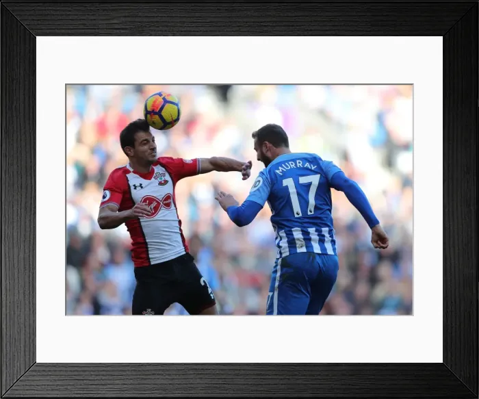 Framed Print : Premier League Showdown: Brighton & Hove Albion vs. Southampton (29OCT17) - American Express Community Stadium