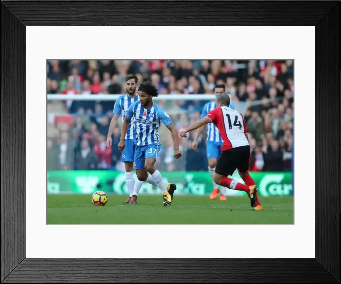 Framed Print : Premier League Showdown: Brighton & Hove Albion vs. Southampton (29OCT17) - American Express Community Stadium Framed Print : Premier League Showdown: Brighton & Hove Albion vs. Southampton (29OCT17) - American Express Community Stadium