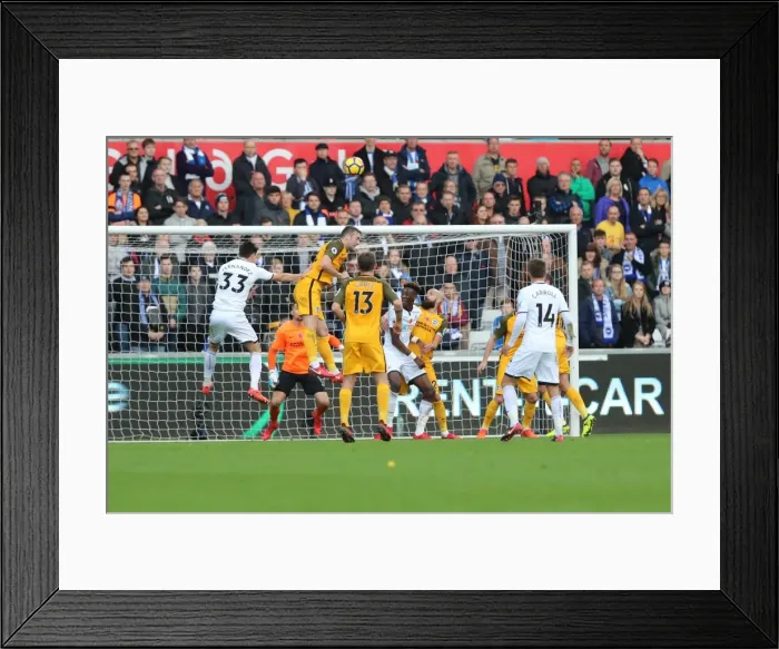 Framed Print : November Showdown: Premier League Clash between Swansea City and Brighton & Hove Albion (4NOV17) Framed Print : November Showdown: Premier League Clash between Swansea City and Brighton & Hove Albion (4NOV17)