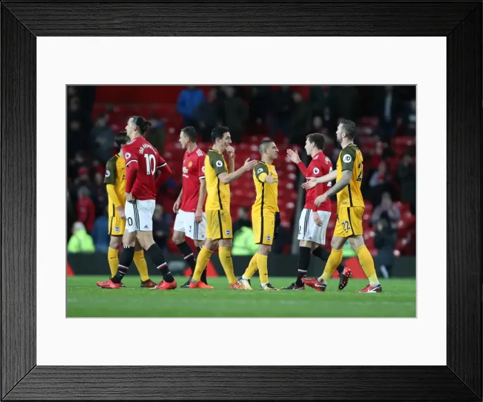 Framed Print : Premier League Showdown: Manchester United vs. Brighton and Hove Albion at Old Trafford (25NOV17) Framed Print : Premier League Showdown: Manchester United vs. Brighton and Hove Albion at Old Trafford (25NOV17)