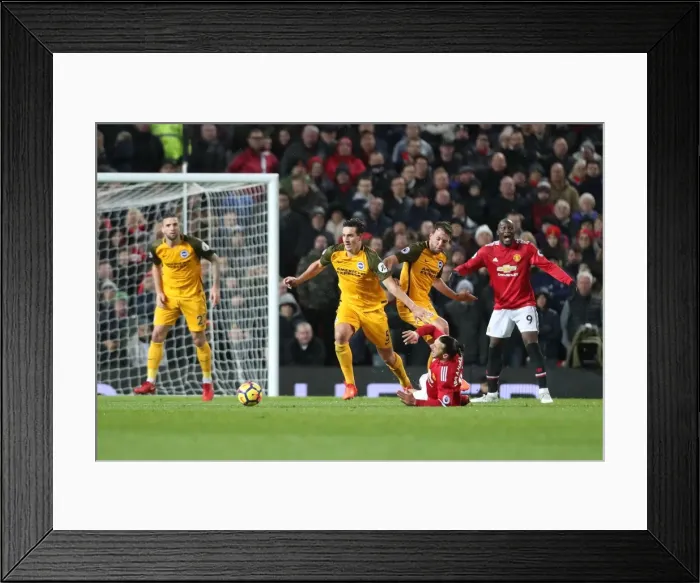 Framed Print : Premier League Showdown: Manchester United vs. Brighton and Hove Albion at Old Trafford (25NOV17) Framed Print : Premier League Showdown: Manchester United vs. Brighton and Hove Albion at Old Trafford (25NOV17)