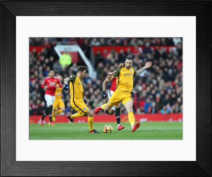 Framed Print : Premier League Showdown: Manchester United vs. Brighton and Hove Albion (25NOV17) Framed Print : Premier League Showdown: Manchester United vs. Brighton and Hove Albion (25NOV17)