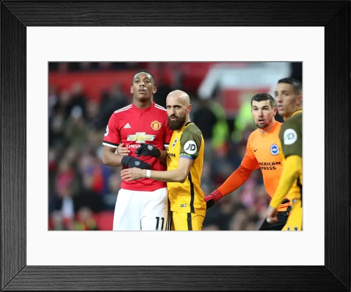 Framed Print : Premier League Showdown: Manchester United vs. Brighton and Hove Albion at Old Trafford (25NOV17) Framed Print : Premier League Showdown: Manchester United vs. Brighton and Hove Albion at Old Trafford (25NOV17)
