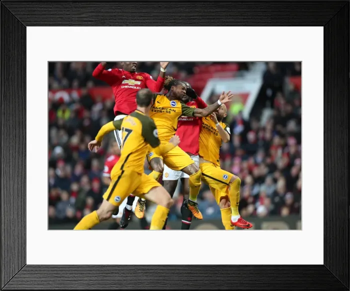 Framed Print : Manchester United vs. Brighton and Hove Albion: Premier League Clash at Old Trafford (25NOV17) Framed Print : Manchester United vs. Brighton and Hove Albion: Premier League Clash at Old Trafford (25NOV17)