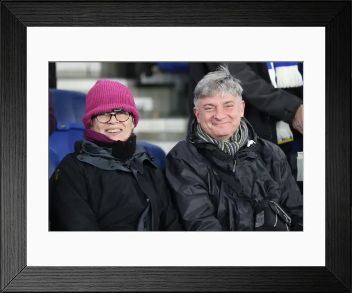 Framed Print : Brighton and Hove Albion vs. Crystal Palace: A Premier League Showdown at American Express Community Stadium (November 2017)