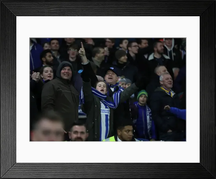 Framed Print : Premier League Showdown: Brighton & Hove Albion vs. Crystal Palace (November 2017) - American Express Community Stadium Framed Print : Premier League Showdown: Brighton & Hove Albion vs. Crystal Palace (November 2017) - American Express Community Stadium