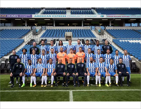 Brighton & Hove Albion Official Team Photo 2017_18 Season