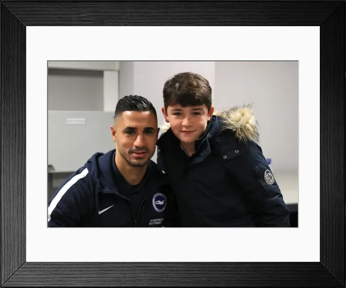 Framed Print : Young Seagulls Holiday Cheer: 2017 Christmas Party at Brighton & Hove Albion's Amex Stadium