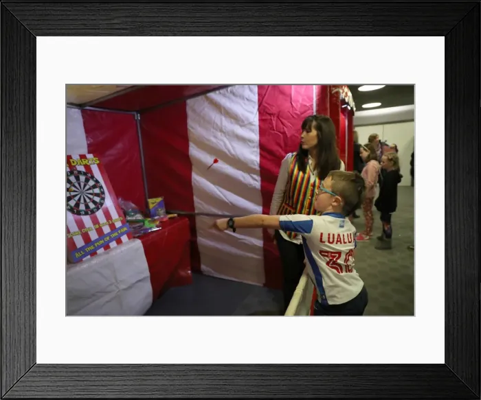 Framed Print : Young Seagulls Magical Christmas Party at Amex Stadium (December 2017)