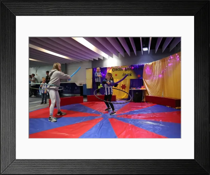 Framed Print : Young Seagulls Holiday Cheer: Christmas Party at the Amex Stadium, December 2nd, 2017 Framed Print : Young Seagulls Holiday Cheer: Christmas Party at the Amex Stadium, December 2nd, 2017