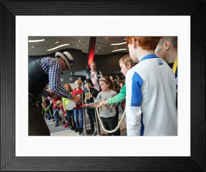 Framed Print : Young Seagulls Jolly Holiday: Christmas Party at Brighton & Hove Albion's Amex Stadium (December 2017) Framed Print : Young Seagulls Jolly Holiday: Christmas Party at Brighton & Hove Albion's Amex Stadium (December 2017)