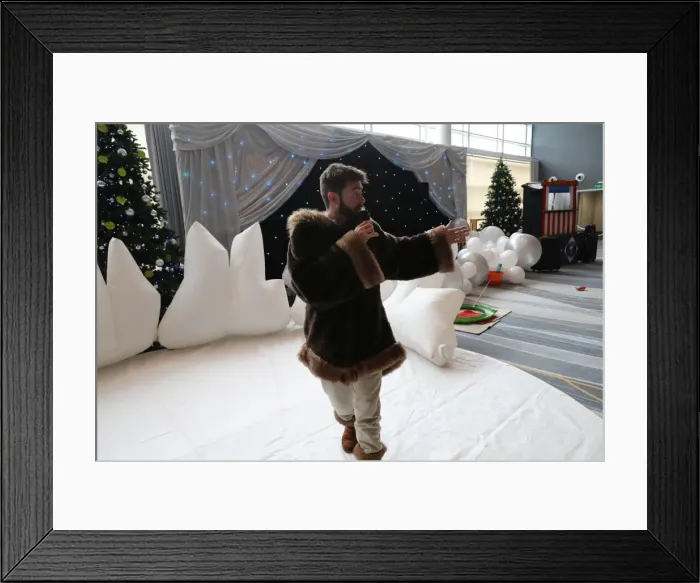 Framed Print : Young Seagulls Holiday Celebration at Amex Stadium, December 2017