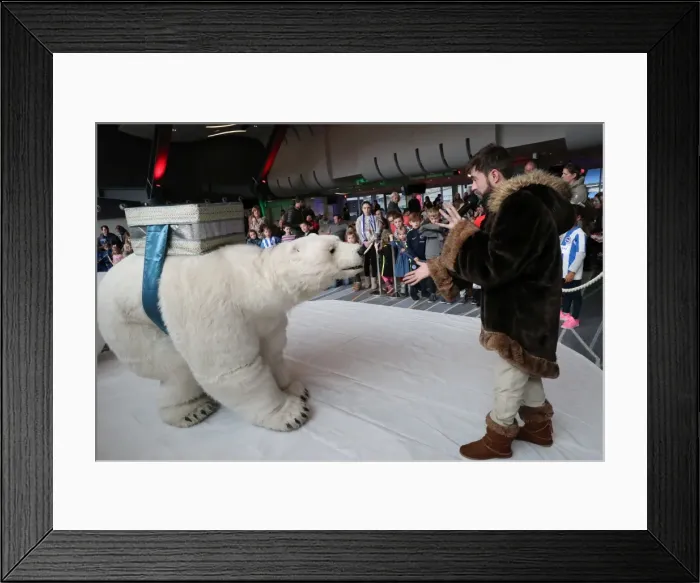 Framed Print : Young Seagulls Holiday Celebration at Amex Stadium, December 2017 Framed Print : Young Seagulls Holiday Celebration at Amex Stadium, December 2017