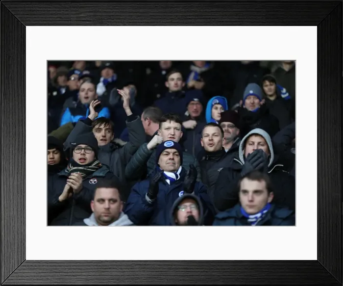 Framed Print : Decisive Moments: Huddersfield Town vs. Brighton and Hove Albion at The John Smiths Stadium, Premier League, 9th December 2017 Framed Print : Decisive Moments: Huddersfield Town vs. Brighton and Hove Albion at The John Smiths Stadium, Premier League, 9th December 2017