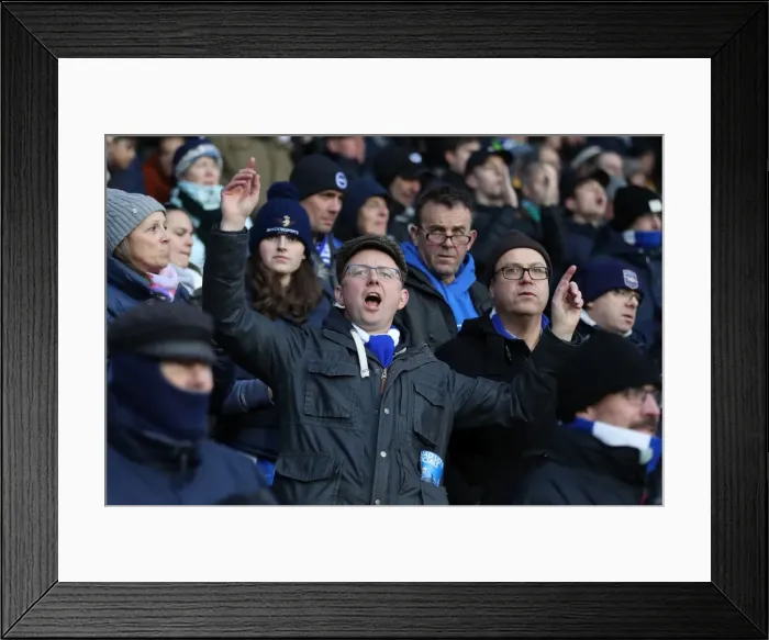 Framed Print : Decisive Moment: Huddersfield vs. Brighton at John Smith's Stadium (09DEC17) Framed Print : Decisive Moment: Huddersfield vs. Brighton at John Smith's Stadium (09DEC17)