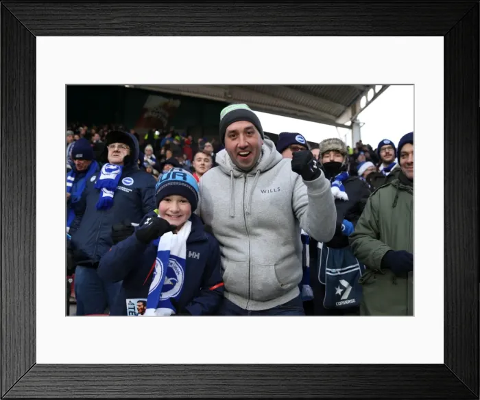 Framed Print : Decisive Moment: Huddersfield vs. Brighton & Hove Albion, Premier League (09DEC17) Framed Print : Decisive Moment: Huddersfield vs. Brighton & Hove Albion, Premier League (09DEC17)