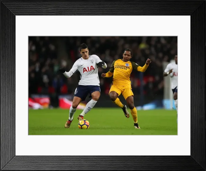 Framed Print : Decisive Moment at Wembley: Tottenham vs. Brighton, Premier League (13DEC17)