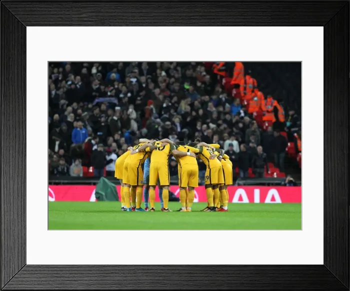 Framed Print : Battle at Wembley: Tottenham Hotspur vs. Brighton and Hove Albion in the Premier League (13DEC17) Framed Print : Battle at Wembley: Tottenham Hotspur vs. Brighton and Hove Albion in the Premier League (13DEC17)
