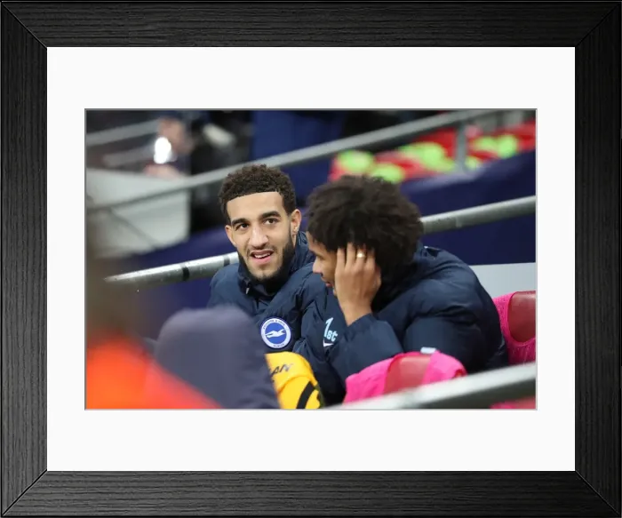 Framed Print : Decisive Moment at Wembley: Tottenham Hotspur vs. Brighton and Hove Albion, Premier League, 13DEC17