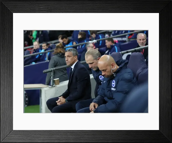 Framed Print : Premier League Showdown: Tottenham vs. Brighton at Wembley Stadium (13DEC17)