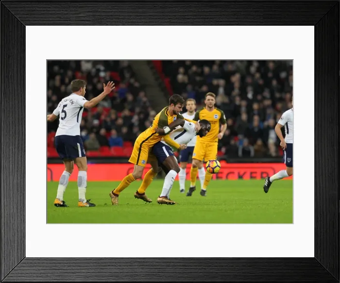 Framed Print : Premier League Showdown: Tottenham Hotspur vs. Brighton and Hove Albion at Wembley Stadium (13DEC17) Framed Print : Premier League Showdown: Tottenham Hotspur vs. Brighton and Hove Albion at Wembley Stadium (13DEC17)