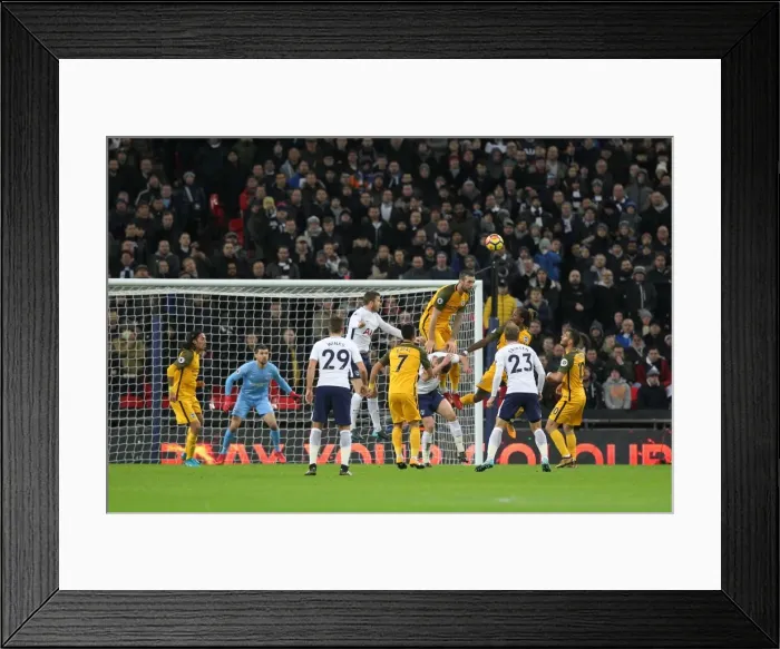 Framed Print : Tottenham vs. Brighton: A Premier League Battle at Wembley Stadium (13DEC17) Framed Print : Tottenham vs. Brighton: A Premier League Battle at Wembley Stadium (13DEC17)