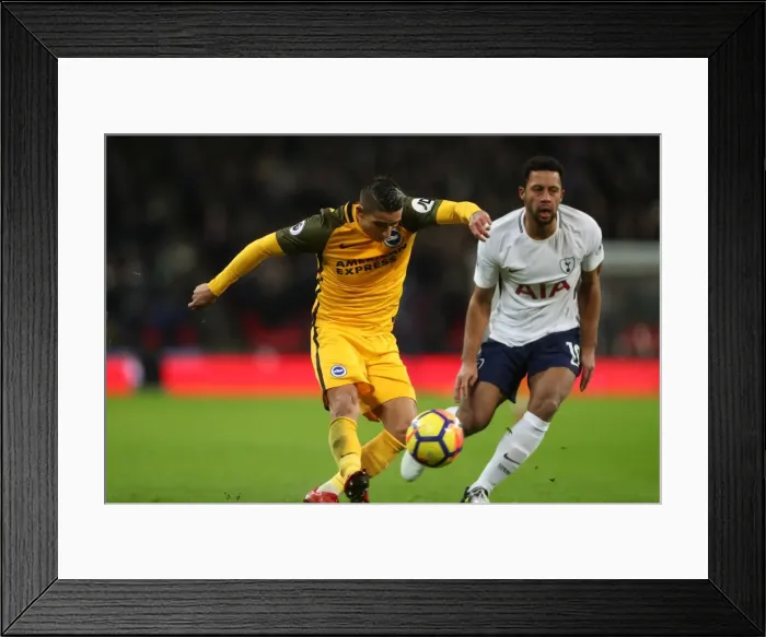 Framed Print : Intense Premier League Showdown: Tottenham Hotspur vs. Brighton and Hove Albion at Wembley Stadium (13DEC17) Framed Print : Intense Premier League Showdown: Tottenham Hotspur vs. Brighton and Hove Albion at Wembley Stadium (13DEC17)