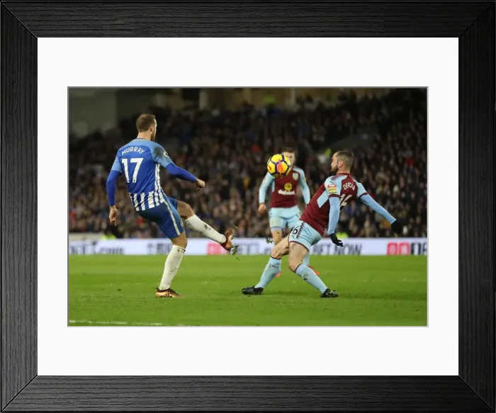 Framed Print : Brighton and Burnley Battle it Out in Premier League Clash at American Express Community Stadium (16DEC17) Framed Print : Brighton and Burnley Battle it Out in Premier League Clash at American Express Community Stadium (16DEC17)