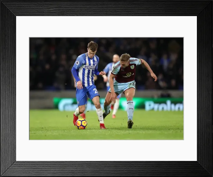 Framed Print : Brighton and Burnley Battle it Out in the Premier League: 16DEC17 (American Express Community Stadium) Framed Print : Brighton and Burnley Battle it Out in the Premier League: 16DEC17 (American Express Community Stadium)