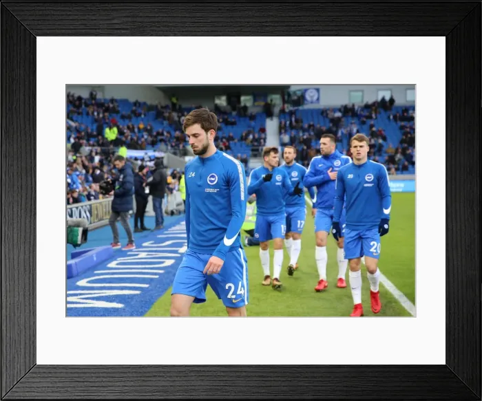 Framed Print : Premier League Showdown: Brighton & Hove Albion vs. Burnley (16DEC17) - American Express Community Stadium Framed Print : Premier League Showdown: Brighton & Hove Albion vs. Burnley (16DEC17) - American Express Community Stadium