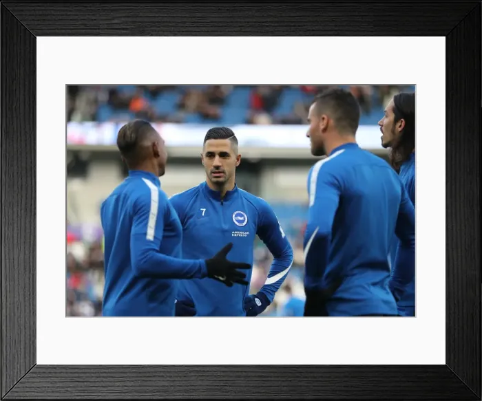 Framed Print : Brighton and Burnley Battle it Out in the Premier League: 16DEC17 at American Express Community Stadium Framed Print : Brighton and Burnley Battle it Out in the Premier League: 16DEC17 at American Express Community Stadium