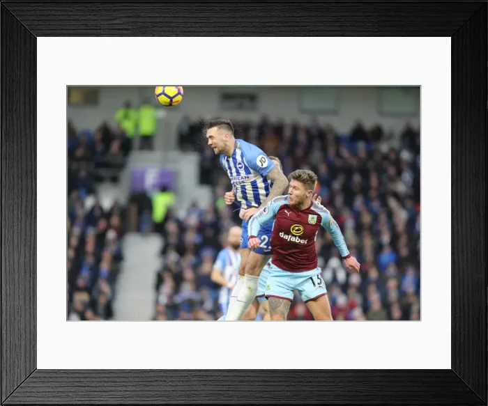 Framed Print : Intense Battle: Duffy vs Hendrick in Brighton & Hove Albion vs Burnley (16DEC17) Framed Print : Intense Battle: Duffy vs Hendrick in Brighton & Hove Albion vs Burnley (16DEC17)