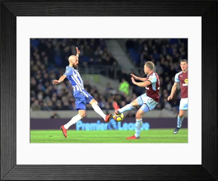 Framed Print : Intense Face-off: Bruno vs. Arfield in Brighton & Hove Albion vs. Burnley (December 16, 2017) Framed Print : Intense Face-off: Bruno vs. Arfield in Brighton & Hove Albion vs. Burnley (December 16, 2017)