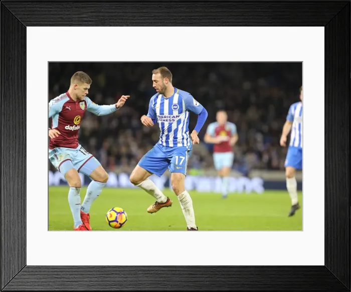 Framed Print : Murray vs. Gudmundsson: Intense Moment from Brighton vs. Burnley Premier League Clash (16DEC17) Framed Print : Murray vs. Gudmundsson: Intense Moment from Brighton vs. Burnley Premier League Clash (16DEC17)
