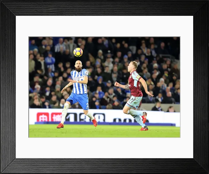 Framed Print : Brighton & Burnley Clash: Bruno vs. Arfield in Premier League Showdown (16DEC17) Framed Print : Brighton & Burnley Clash: Bruno vs. Arfield in Premier League Showdown (16DEC17)