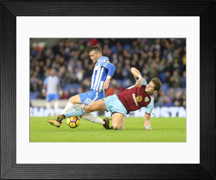 Framed Print : Premier League Showdown: Brighton & Hove Albion vs. Burnley at American Express Community Stadium (16DEC17) Framed Print : Premier League Showdown: Brighton & Hove Albion vs. Burnley at American Express Community Stadium (16DEC17)