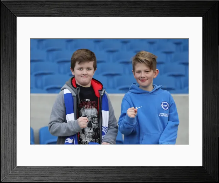 Framed Print : Brighton and Burnley Fans Clash in Intense Premier League Rivalry (16DEC17) Framed Print : Brighton and Burnley Fans Clash in Intense Premier League Rivalry (16DEC17)