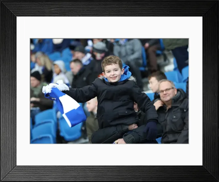 Framed Print : Sea of Supporters: Brighton and Hove Albion vs. Burnley at the American Express Community Stadium (16DEC17) Framed Print : Sea of Supporters: Brighton and Hove Albion vs. Burnley at the American Express Community Stadium (16DEC17)
