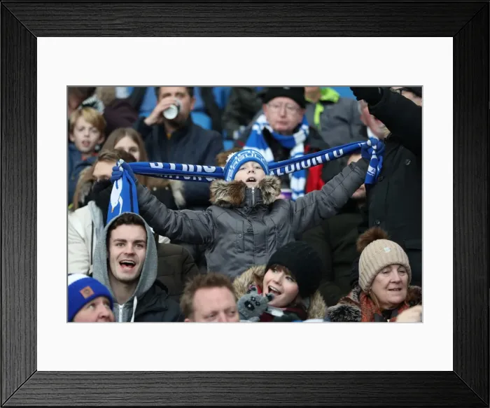 Framed Print : Brighton and Burnley Fans Clash in Intense Premier League Rivalry (16DEC17) Framed Print : Brighton and Burnley Fans Clash in Intense Premier League Rivalry (16DEC17)