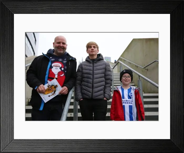 Framed Print : Premier League Showdown: Brighton & Hove Albion vs. Watford at American Express Community Stadium (23DEC17) Framed Print : Premier League Showdown: Brighton & Hove Albion vs. Watford at American Express Community Stadium (23DEC17)