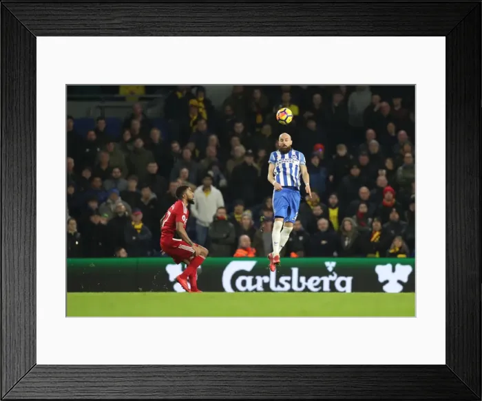 Framed Print : Premier League Showdown: Brighton & Hove Albion vs. Watford at American Express Community Stadium (23DEC17) Framed Print : Premier League Showdown: Brighton & Hove Albion vs. Watford at American Express Community Stadium (23DEC17)