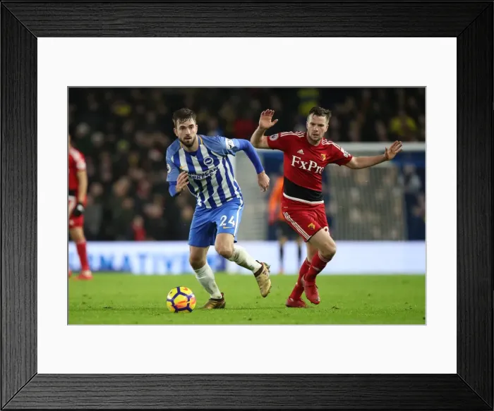 Framed Print : Premier League Showdown: Brighton & Hove Albion vs. Watford at American Express Community Stadium (23DEC17) Framed Print : Premier League Showdown: Brighton & Hove Albion vs. Watford at American Express Community Stadium (23DEC17)
