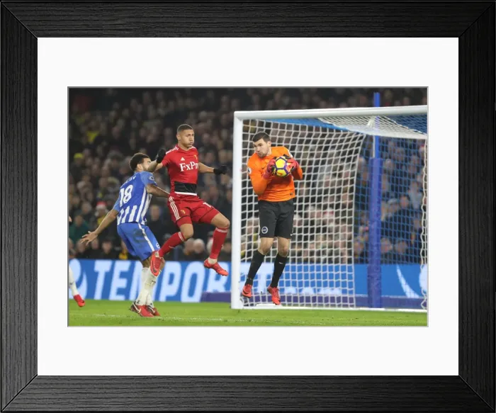 Framed Print : Premier League Showdown: Brighton & Hove Albion vs. Watford at American Express Community Stadium (23DEC17) Framed Print : Premier League Showdown: Brighton & Hove Albion vs. Watford at American Express Community Stadium (23DEC17)