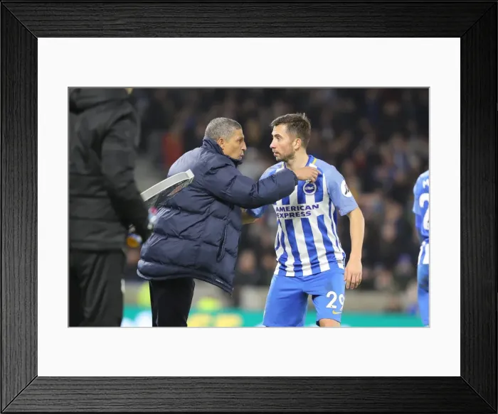 Framed Print : Premier League Showdown: Brighton & Hove Albion vs. Watford at American Express Community Stadium (23DEC17) Framed Print : Premier League Showdown: Brighton & Hove Albion vs. Watford at American Express Community Stadium (23DEC17)