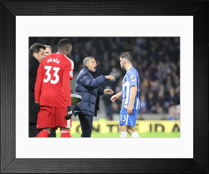 Framed Print : Premier League Showdown: Brighton & Hove Albion vs. Watford at American Express Community Stadium (23DEC17) Framed Print : Premier League Showdown: Brighton & Hove Albion vs. Watford at American Express Community Stadium (23DEC17)